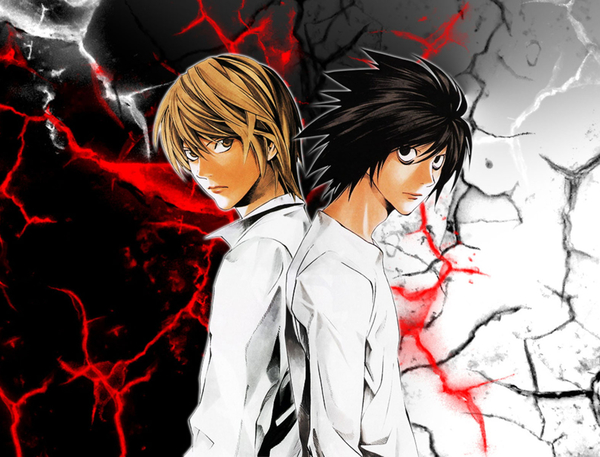 Death Note – Light Yagami L Anime poster | Design by Weebs